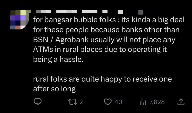 PAS MP Holds Ribbon-Cutting Ceremony For New ATM, Netizens Left Bewildered comment 4