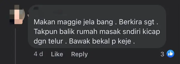 M'sian Gripes Over Being Charged RM4 For Rice With Curry, Netizens Tell Him To Stop Whining comment 2