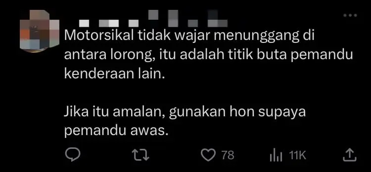 M'sian Grab Rider Angrily Kicks Car Which Cut Into His Lane Without Warning comment 3