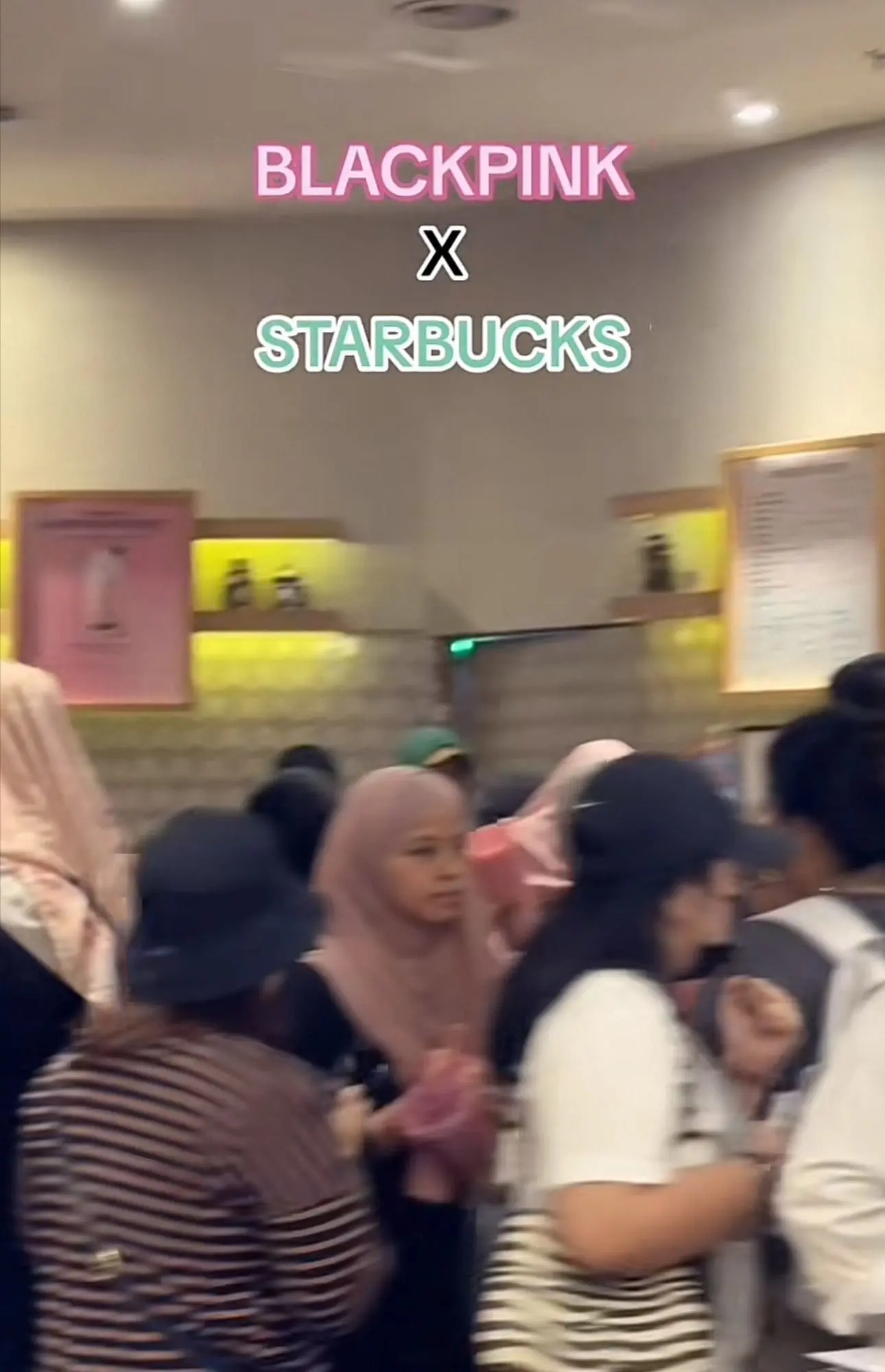 M'sian Blinks Rush For Starbucks' Exclusive Blackpink Merchandise Before Mall's Opening Hours