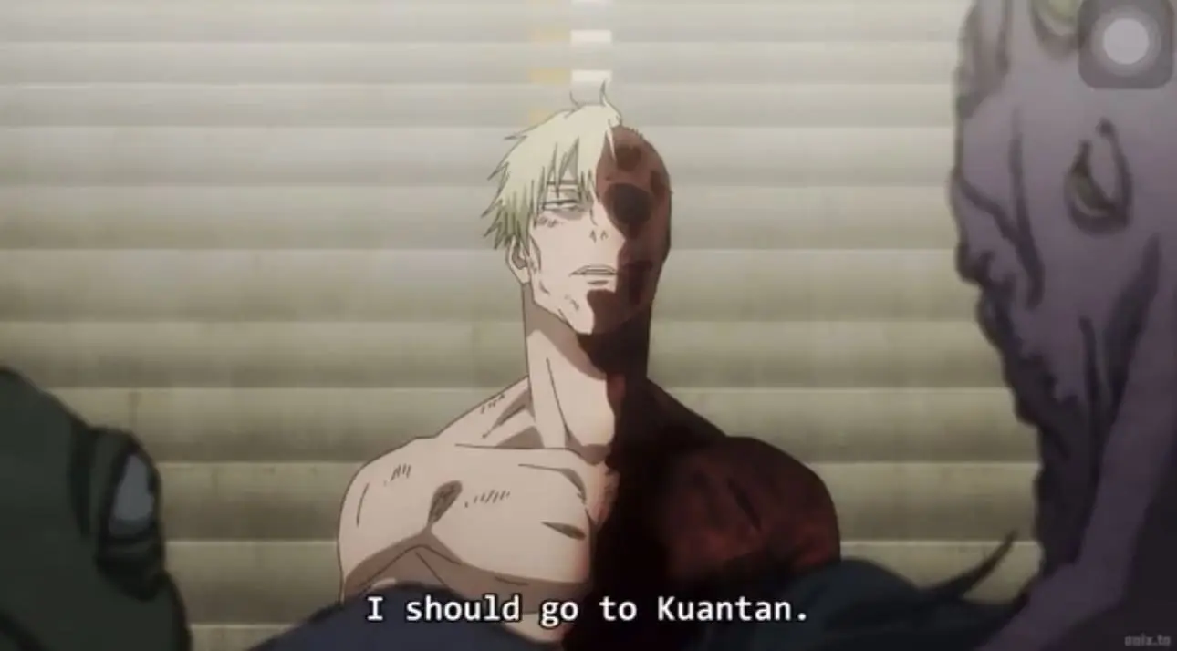 Kento Nanami mentions Kuantan in Jujutsu Kaisen