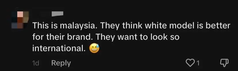 Foreign Artist Asks Whether M'sians Can Relate To Western Models Being Displayed On Ads comment 2