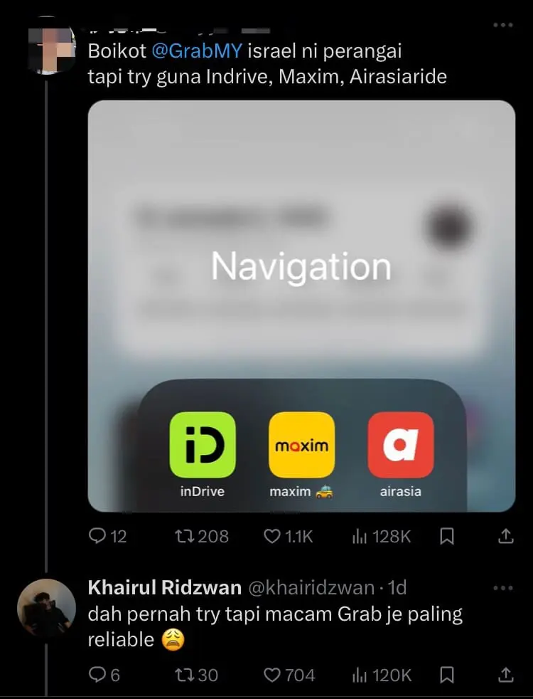 M'sian Man Left Fuming After Grab Driver Goes For Dinner Before Picking Him Up comment 4
