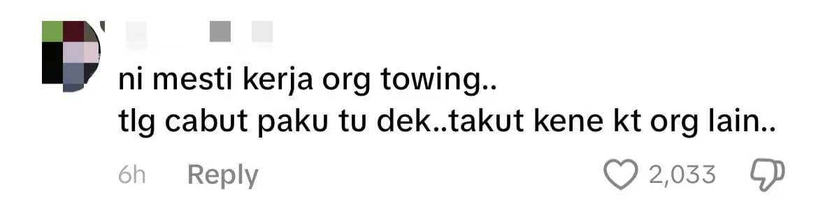 M'sian Man Steps On Nail During Jog, Netizens Believe It Was Placed On Purpose comment 2