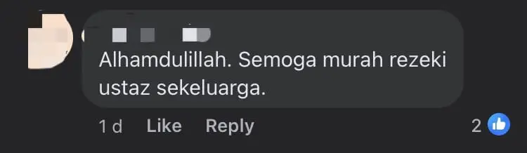 M'sian Praised For Giving Free Food To Man Who Couldn't Work Due To Fever comment 2