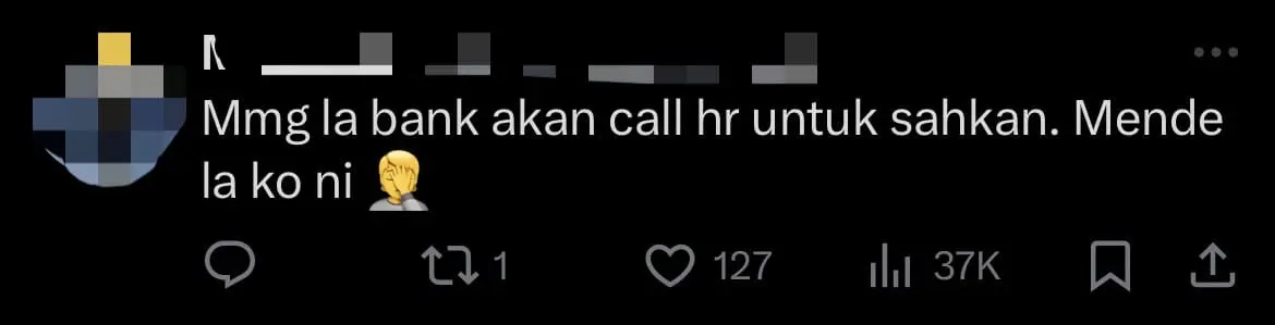 M'sian Man Gets Busted For Submitting Fake Payslip To Bank, Asks Netizens For Advice comment 3