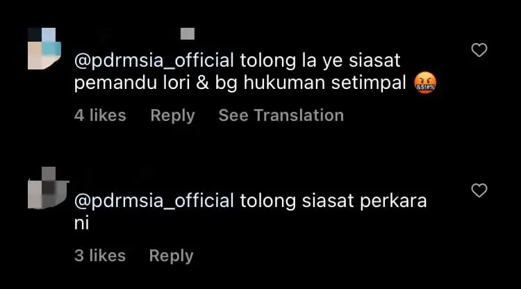 Dog Gets Dragged Behind A Lorry In Serdang, Netizens Demand Action & Justice For It comment 3