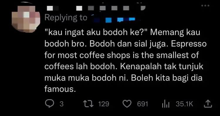 "Your SOP's Bulls**t!" — M'sian Man Yells At Zus Coffee Staff Over Size Of Americano Drink comment 2