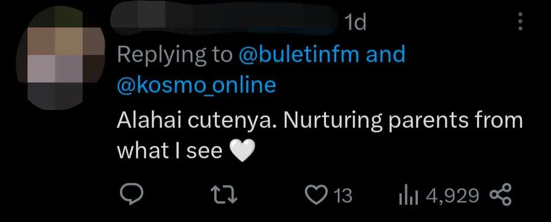 Supportive M'sian Parents Transform First Day of School into a Memorable and Exciting Experience for Their Child by Wearing School Uniforms