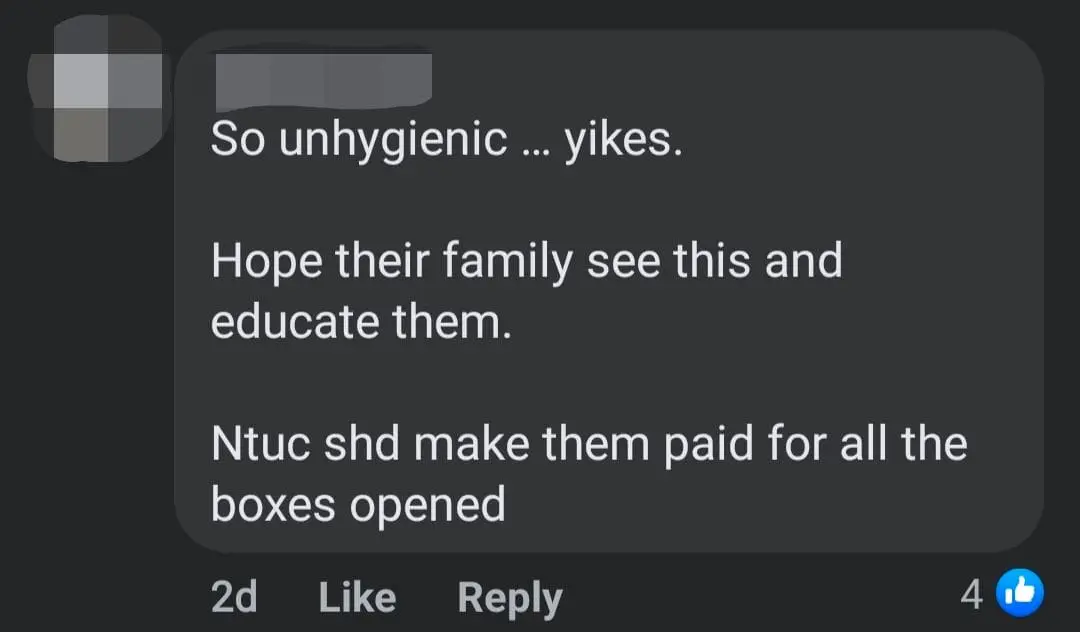 S'porean Uncle & His Wife Spend 15 Mins Opening Cartons & Picking The Best Eggs At Supermarket comment 1