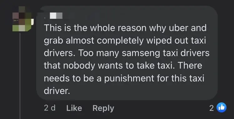 Johor Taxi Driver Allegedly Strangles Passenger Who Accused Him Of Overcharging comment 1