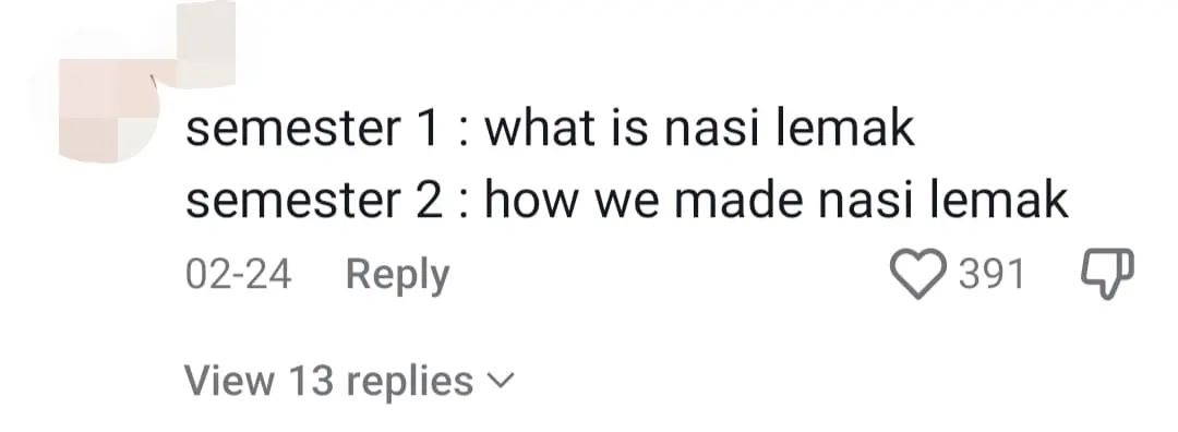 UM Student Discovers Intriguing Course Studying 'Nasi Lemak and The Food System' Offered by University