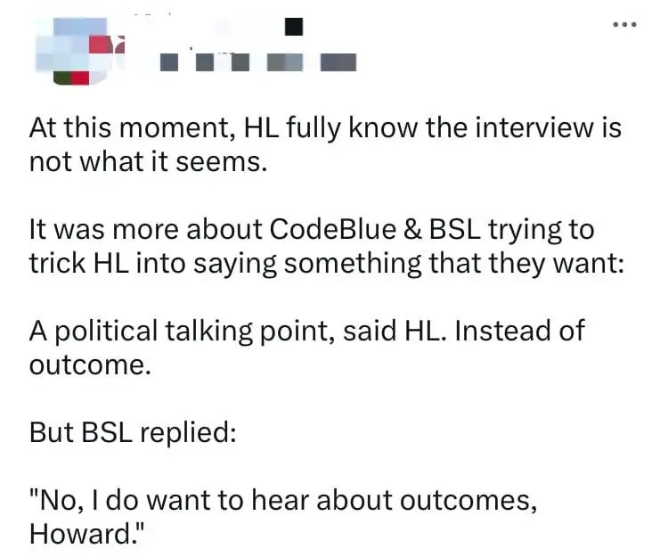 "Do I Look Like A Minister?" — MP Howard Lee Slammed For 'Arrogant' Attitude During Healthcare Interview comment 4