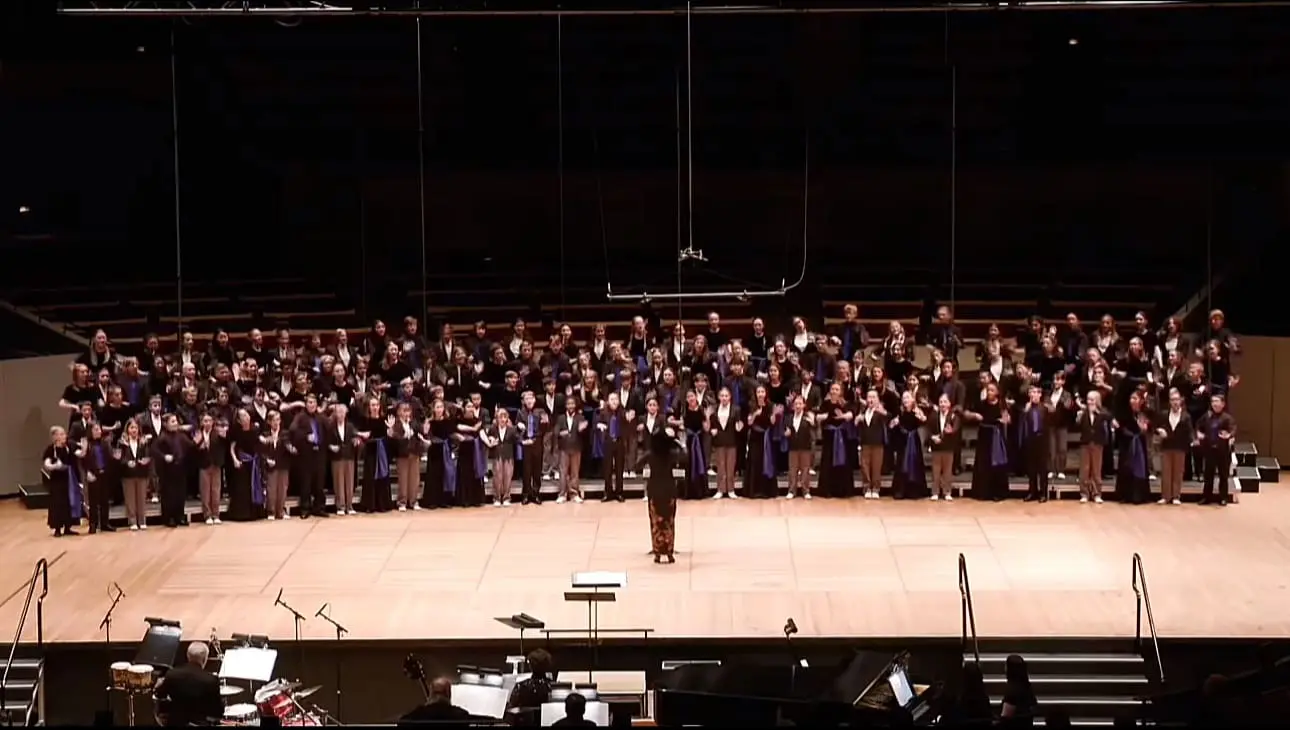 American students fluently perform chorale called Kira! in Bahasa Malaysia