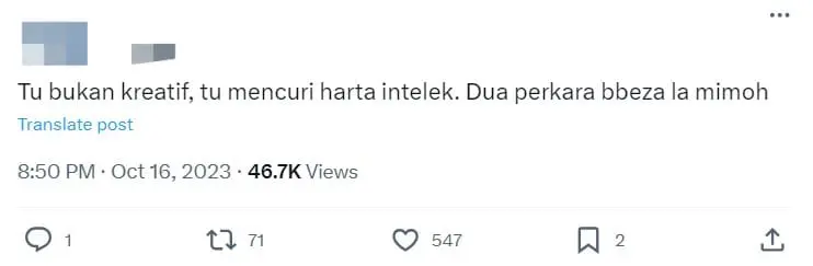 M’sian Influencer Gets Bashed Online After Revealing SMEG Fridge At Her PPR Home Is A Replica comment 2