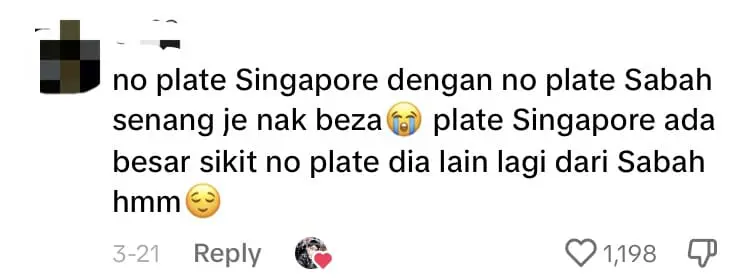 'It's Sandakan, Not SG!'  - M’sian Man Gets Told Off For Mistaking Sabah Car Plate As S'porean comment 3