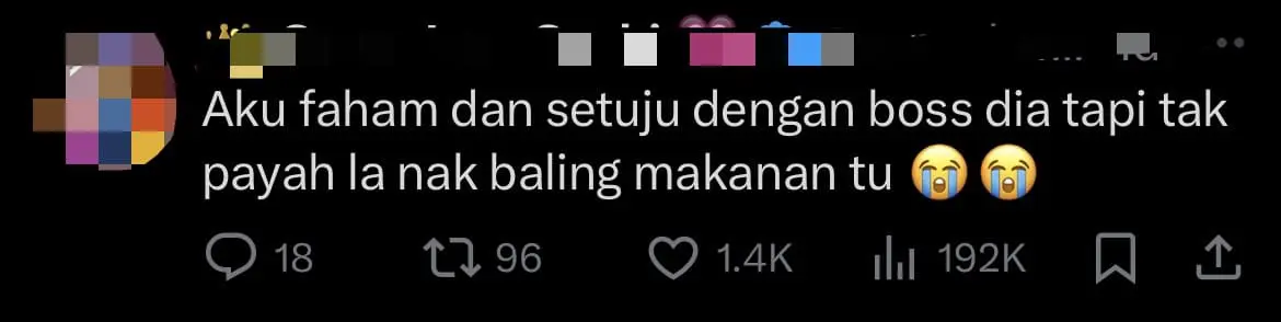 M'sian Boss Gets Mad And Dumps Food To The Ground As Staff Prepared Too Much comment 1