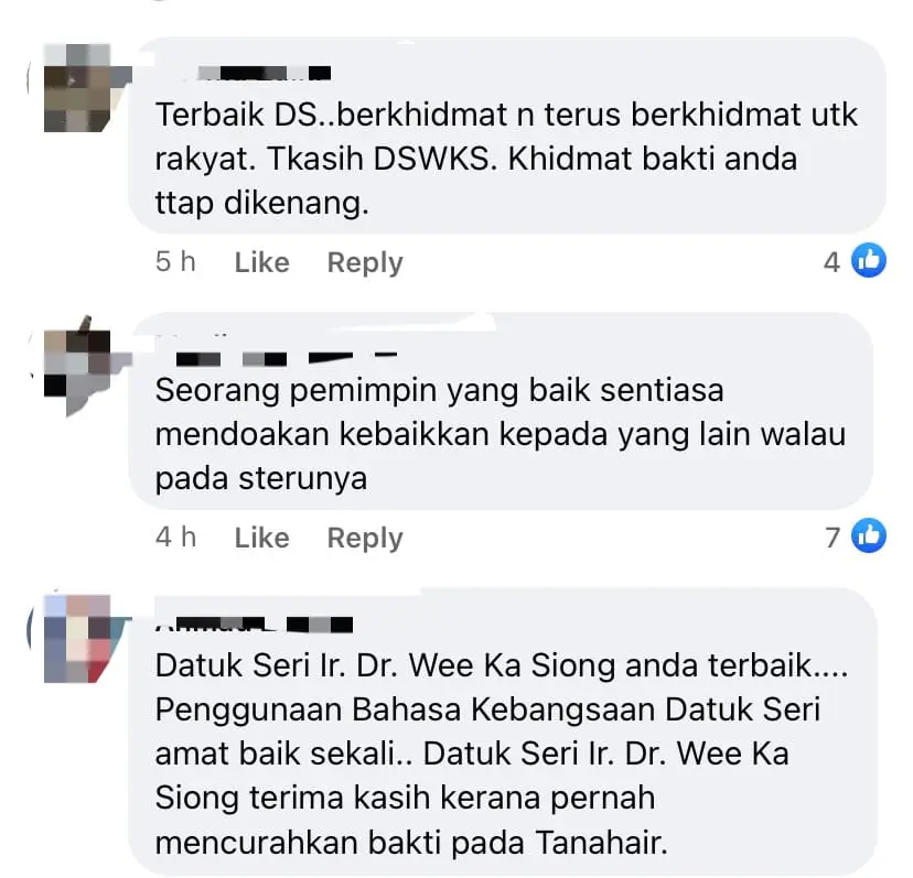 Wee Ka Siong Congratulates Anthony Loke On Appointment As Transport Minister comment 2