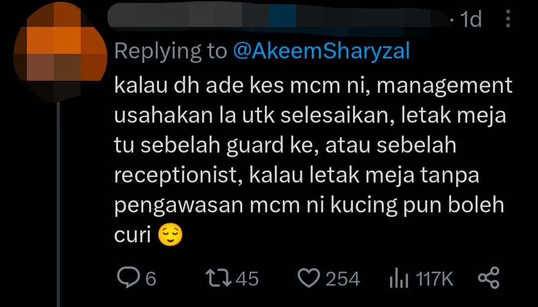 M'sian Grab Rider Caught On CCTV Stealing Food Order To Earn Extra Tips comment 3