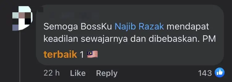 "So Slim!" — Latest Photo Of Jailed PM Najib Razak Raises Concern Among M'sians Over His Health comment 3