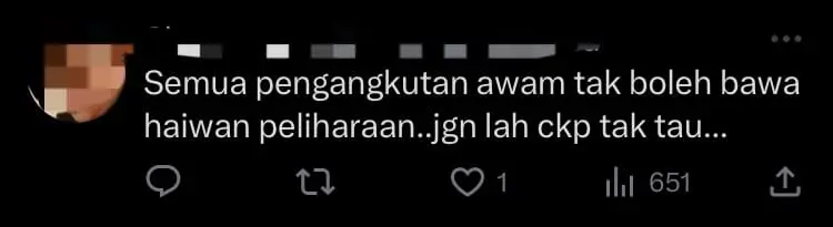 M'sian Woman Brings Cat On KTM Train Ride, Gets Bashed For Breaking 'No Pets' Rule comment 3