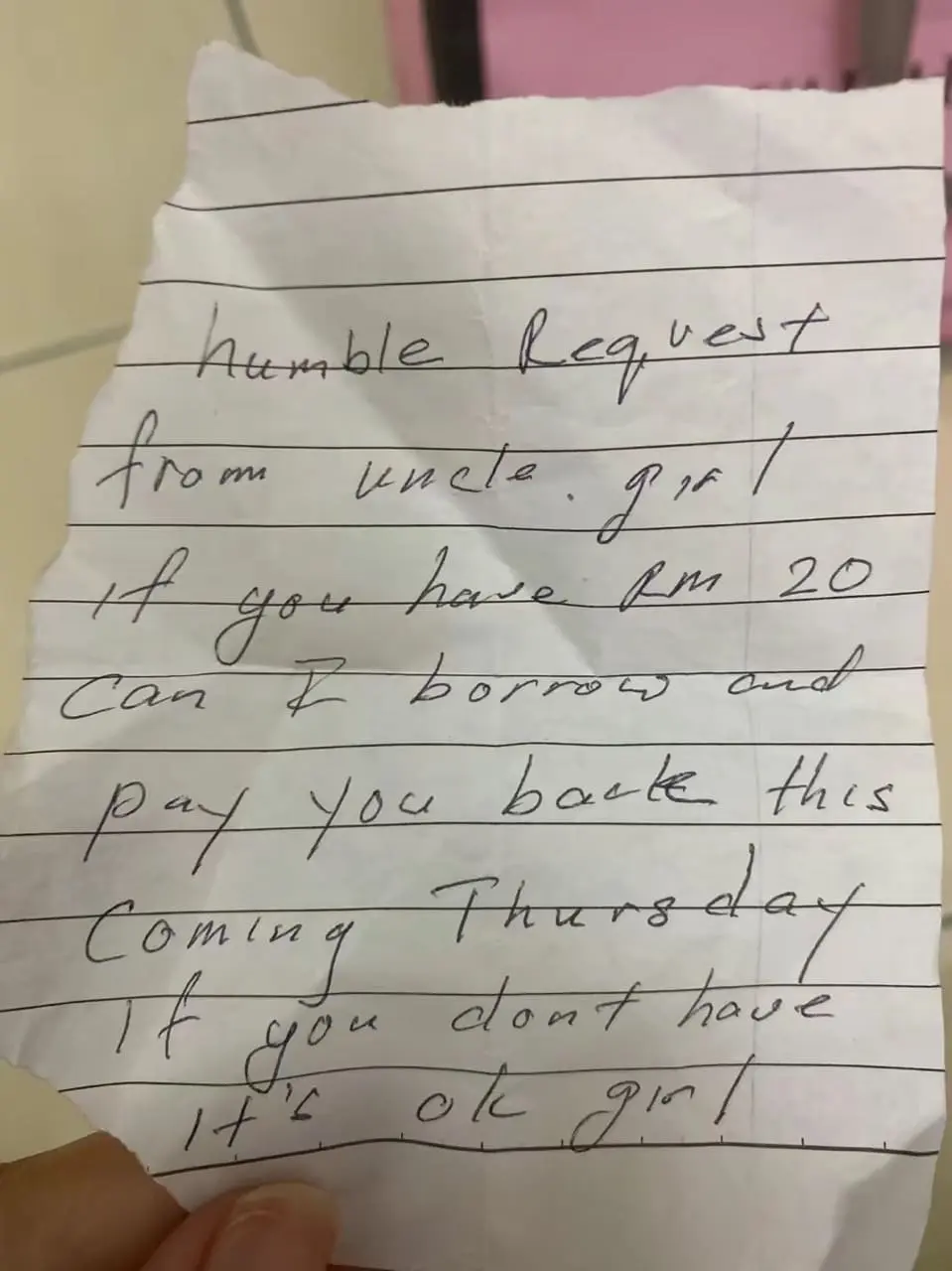 M'sian TikToker Shows Generosity Towards Man Who Needed RM20, Gets A Job Offer In Return