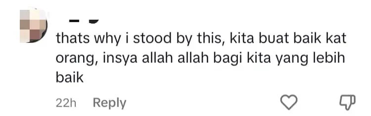 M'sian TikToker Shows Generosity Towards Man Who Needed RM20, Gets A Job Offer In Return comment 2