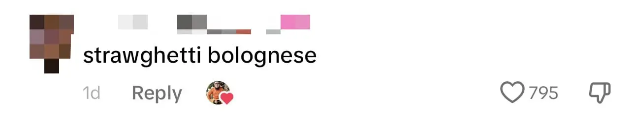 "It's Delicious" - M'sian Man Makes Pasta Out Of Zus's Straws And Eats It  comment 1