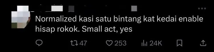 M'sian Man Flips The Middle Finger After He Was Filmed Smoking At The Mamak comment 3