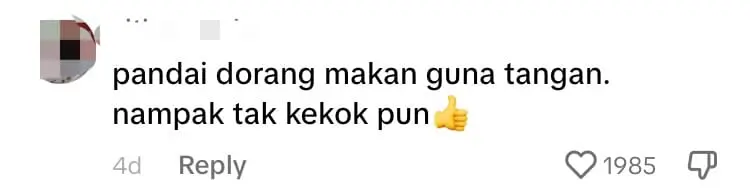 M'sian Man Cooks For Korean Colleagues And Teaches Them How To Eat With Their Hands Only comment 1