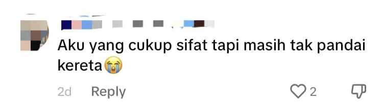 M'sian Man Drives Car Using Metal Rods Despite Being Born With No Legs comment 3