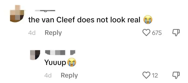 M'sian Content Creator Shocked By Sugar Baby's RM176K Outfit comment 2