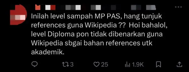 'Wikipedia Says So!' — PAS MP Insists That 'Bak' In Bak Kut Teh Means Pork Meat comment 1