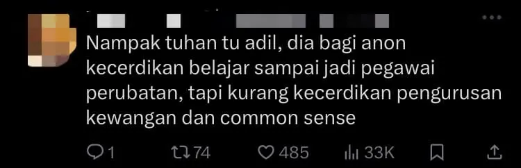 M'sian Doctor Says He's Forced To Eat Maggi Every Month Despite Having RM5K Salary comment 2