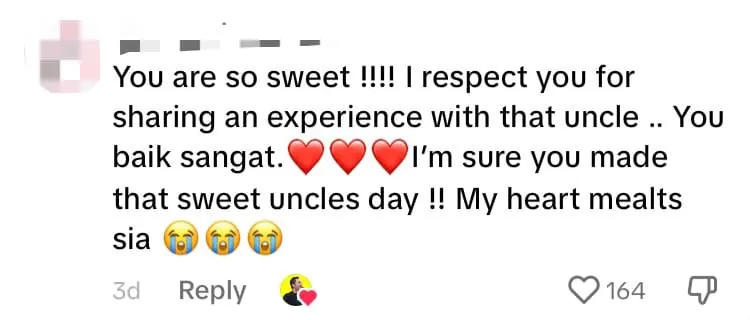 M'sian TikToker Lets Uncle Try His Lamborghini Out After Seeing Him Admire It From Afar comment 2