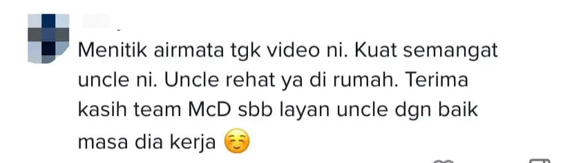 M'sians Touched By Video Of McD Employees Throwing A Retirement Party For 87yo Uncle