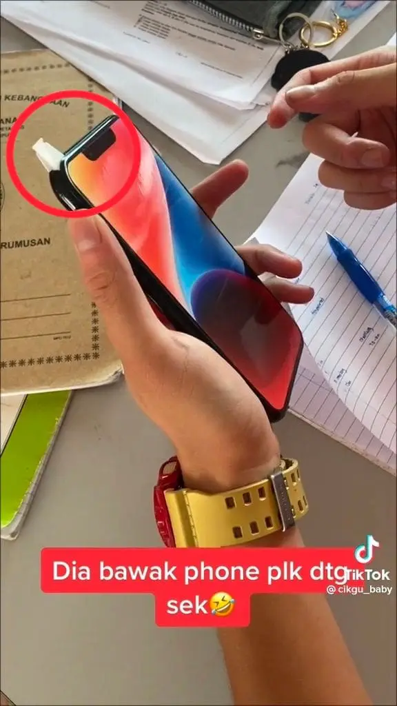 M'sian Teacher Catches Student Bringing iPhone 14 To School, Turns Out To Be Correction Tape