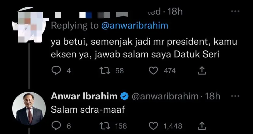 Anwar Jokes About Replying To Tweets He's Tagged In By Netizens comment 2