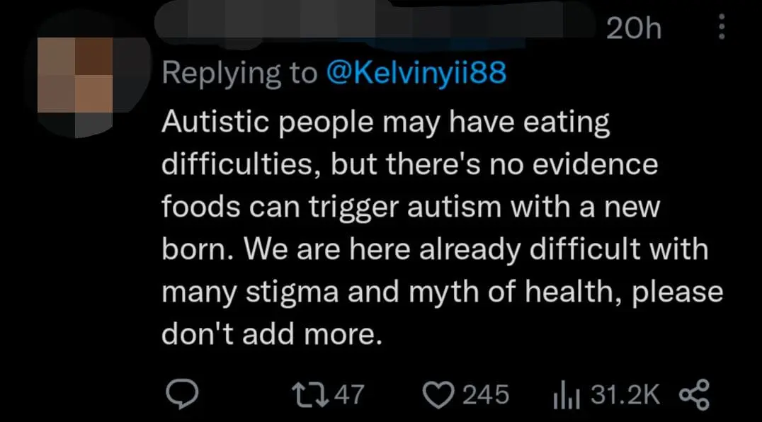 PAS MP Claims Menu Rahmah Food Causes Autism And Cancer