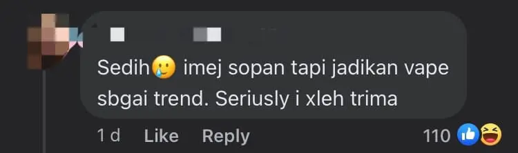 M'sians Have Mixed Reactions Over Post Of Hijab-Clad Woman Vaping By Public Health Malaysia comment 3