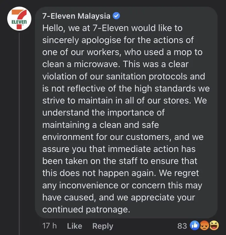 7-Eleven apologises