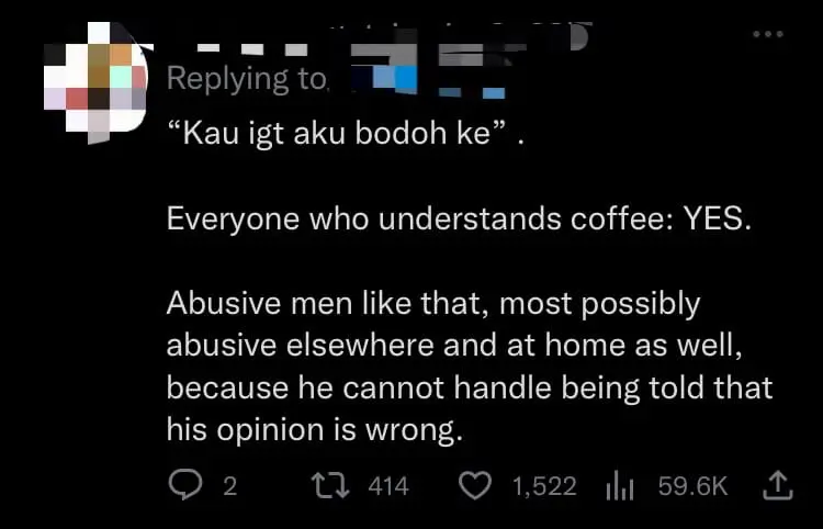 "Your SOP's Bulls**t!" — M'sian Man Yells At Zus Coffee Staff Over Size Of Americano Drink comment 1