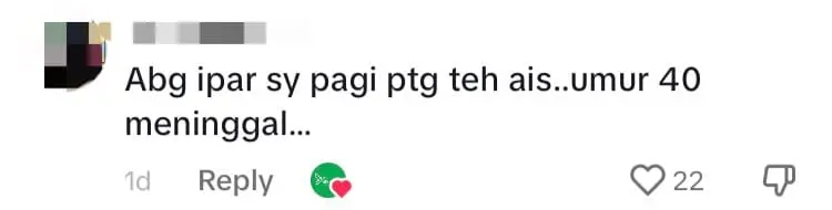 M'sian Man Has Leg Cut Off After Drinking Teh Tarik 3 Times Daily For Years, Now Regrets Not Taking Care Of His Health comment 2