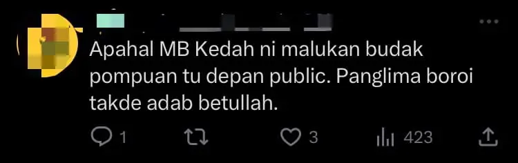 Kedah MB Uses Piece Of Paper To 'Whack' Student's Head, Sparks Online Backlash comment 1