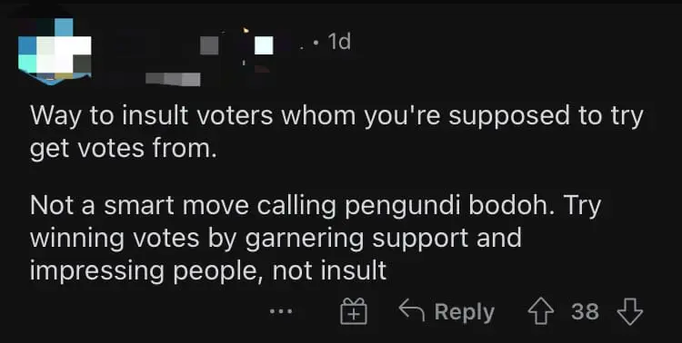 DAP's Nga Kor Ming Bashed For Saying That "Stupid Leaders" Are Voted In By "Stupid Voters" comment 1