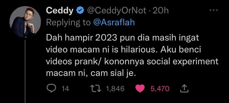 M'sian TikToker Smashes Cake Into Woman's Face As A Prank, Gets Bashed By Netizens comment 3