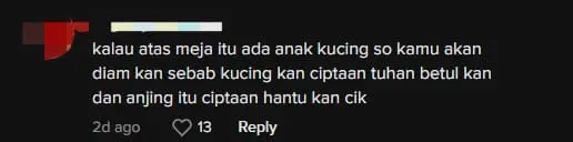 M'sian Man Spotted Putting Dog On Top Of Table At Mamak Stall, Sparks Outrage Online comment 4