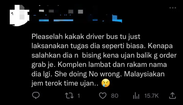 M'sian Man Accuses RapidKL Bus Driver Of Sleeping On The Job After Waiting 2 Hours For Its Arrival comment 4