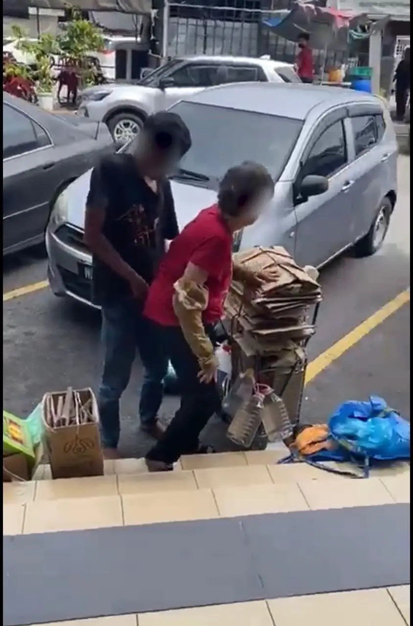 21yo Foreigner Caught Sexually Harassing 71yo M'sian Woman At Ampang