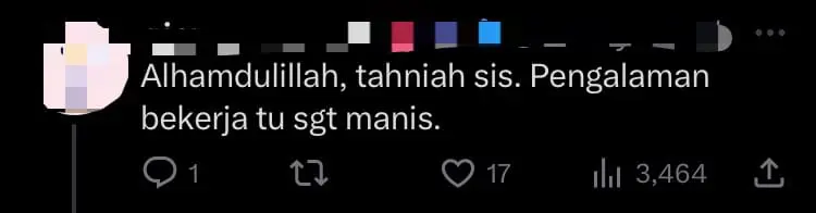 M'sian Woman Who Was Despised For Working As A Cleaner Graduates From Top Egyptian Uni comment 1